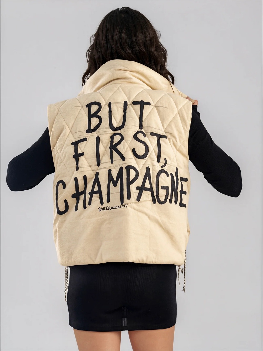 Wren + Glory Painted Vest